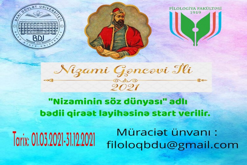 Nizaminin söz dünyası” adlı bədii qiraət layihəsinin üçüncü təqdimatı - Fidan Mədətova