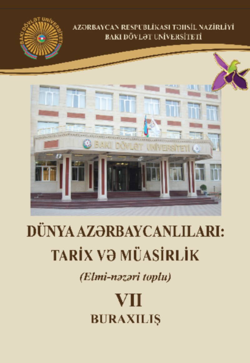 “Dünya azərbaycanlıları: tarix və müasirlik” elmi-nəzəri toplusunun VIII buraxılışı üçün məqalə qəbulu elan edilir.