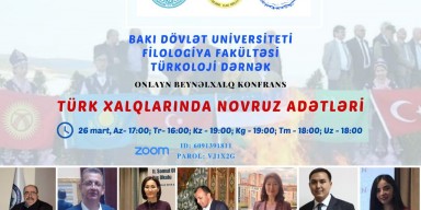 BDU-nun Filologiya fakültəsində “Türk xalqlarında Novruz adətləri” adlı beynəlxalq konfrans keçiriləcək