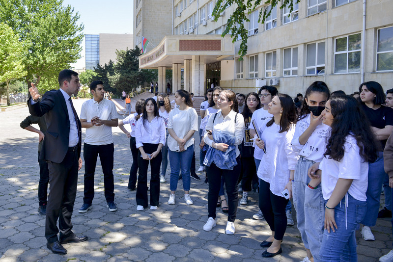 BDU-da “Gələcəyini qur!” layihəsinin iştirakçıları ilə görüş