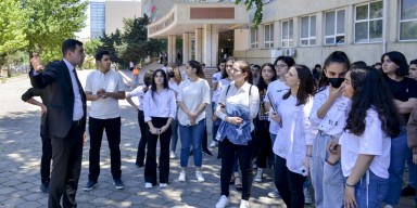 BDU-da “Gələcəyini qur!” layihəsinin iştirakçıları ilə görüş