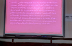 Q.N.Potaninin yaradıcılığına həsr olunmuş elmi seminar