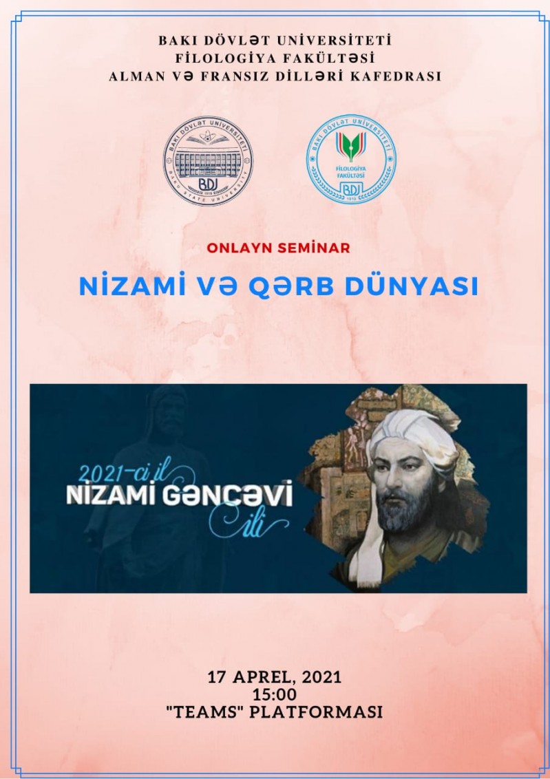 “Nizami və Qərb dünyası” mövzusunda elmi seminar keçiriləcək