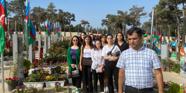 Vətən müharibəsi şəhidlərinin məzarları ziyarət  olunub