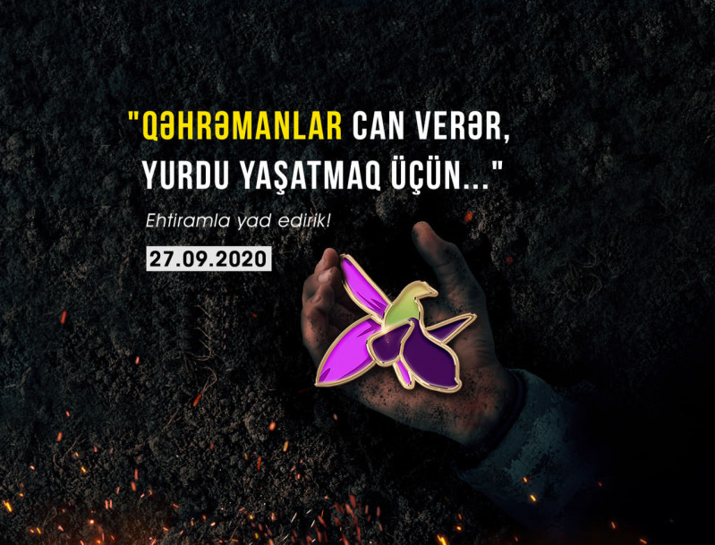 Qəhrəmanlar can verir yurdu yaşatmaq üçün...