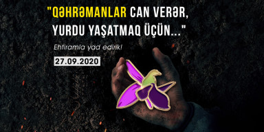 Qəhrəmanlar can verir yurdu yaşatmaq üçün...