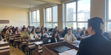 IV kurs tələbələri  ilə görüş keçirilib