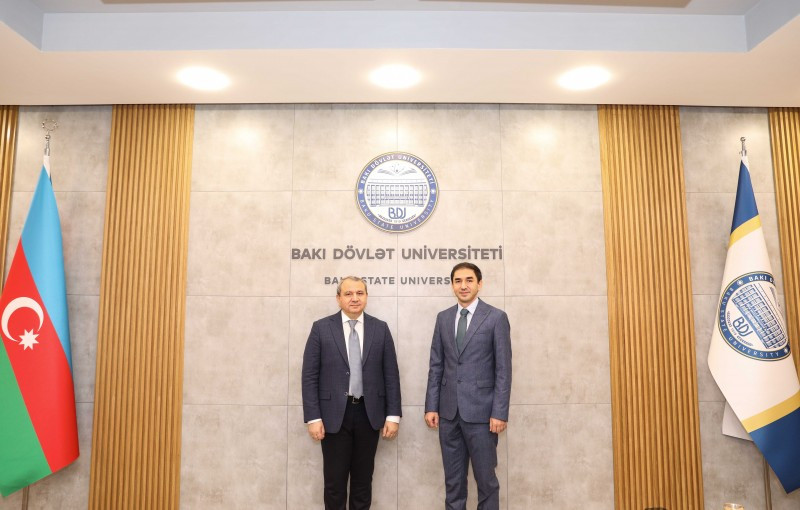 Özbəkistanın Diplomatiya Universitetinin rektoru BDU-da olubÖzbəkistanın Diplomatiya Universitetinin rektoru BDU-da olub