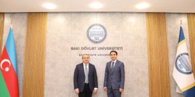 Özbəkistanın Diplomatiya Universitetinin rektoru BDU-da olubÖzbəkistanın Diplomatiya Universitetinin rektoru BDU-da olub