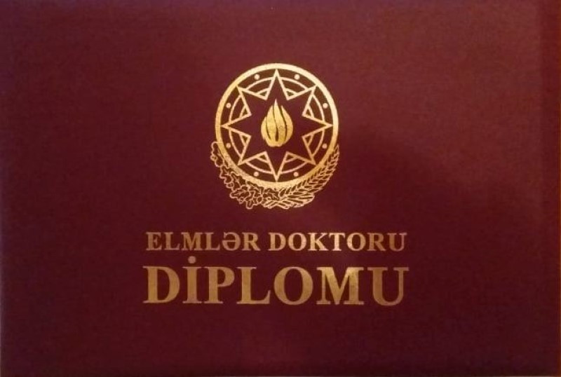 Sabiq doktorantımız elmlər doktoru Elmi dərəcəsini alıb