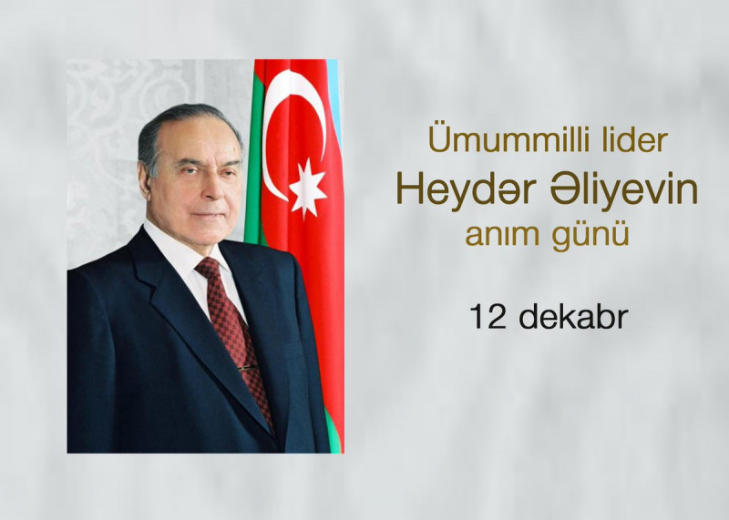 ULU ÖNDƏR HEYDƏR ƏLİYEVİ HÖRMƏTLƏ ANIRIQ