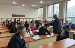 Türkiyənin Kastamonu Universitetinin professoru BDU-da mühazirə deyib