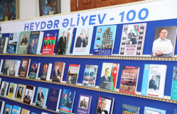 BDU-da “Heydər Əliyev -100” adlı kitab sərgisi