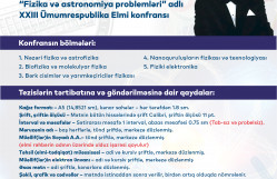 “Fizika və astronomiya problemləri” adlı konfrans