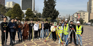 BDU-nun Ekologiya və torpaqşünaslıq fakültəsinin tələbələri “Geoid” MMC-də istehsalat təcrübəsində