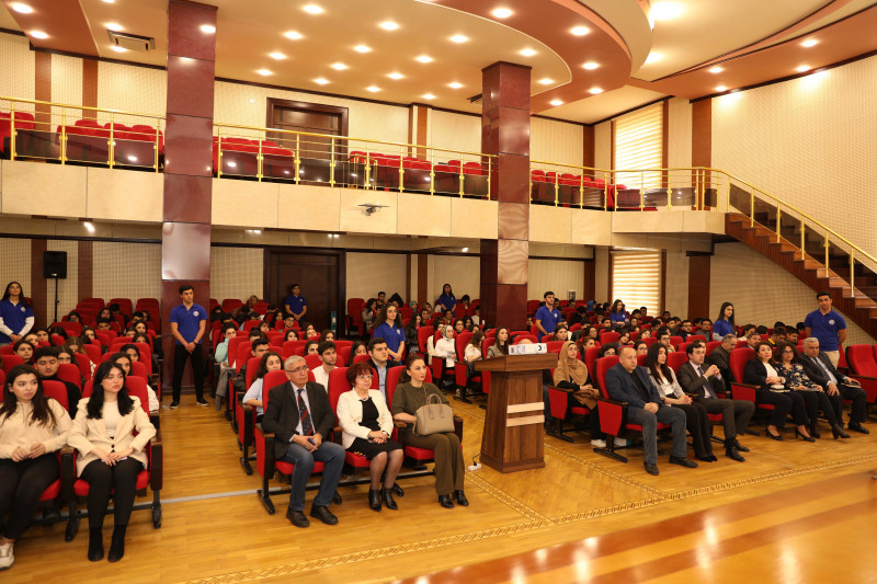 ETSN yanında Bioloji Müxtəlifliyin Qorunması Xidməti BDU-da maarifləndirici görüş keçirib