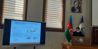 Yaponiyalı professor BDU-da kolloid yarımkeçirici nanohissəciklərin xassələrinə dair mühazirə deyib