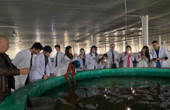 BDU tələbələri “Xıllı Balıq” və “Azerbaijan Fish Farm” balıqçılıq təsərrüfatlarında istehsalat təcrübəsində