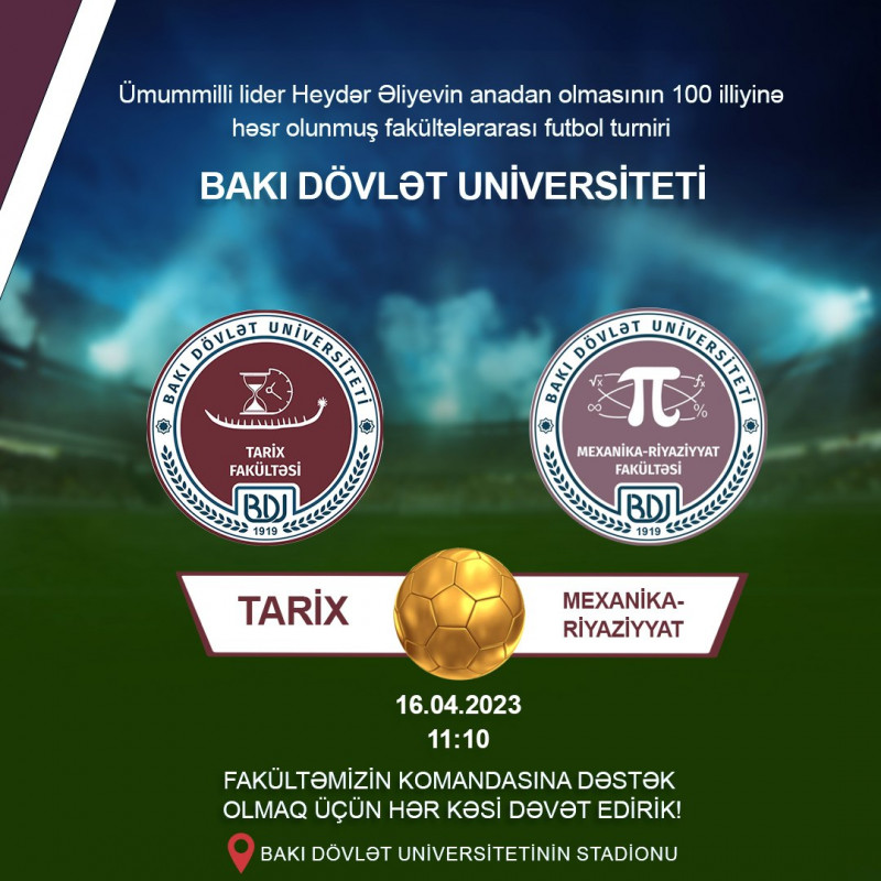 Ümummilli lider Heydər Əliyevin 100 illik yubileyinə həsr olunmuş fubol turniri davam edir