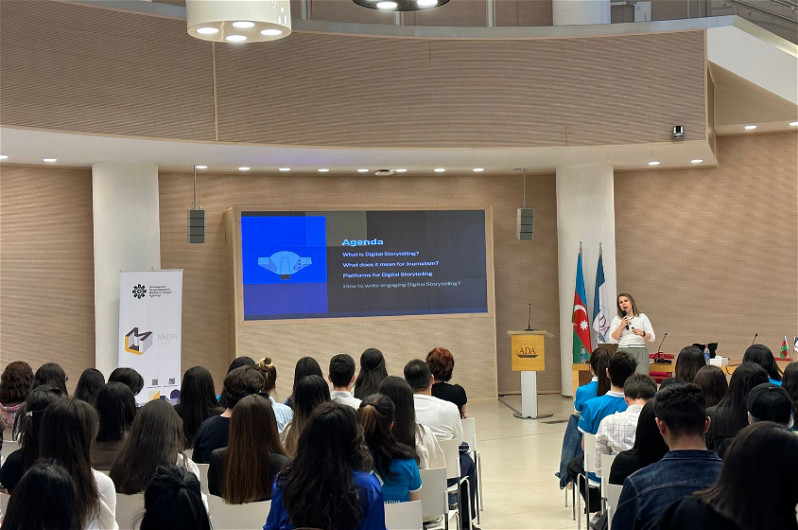 “MEDİAlab” layihəsi çərçivəsində ali təhsil müəssisələrinin tələbələri üçün seminar keçirilib