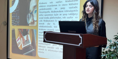 BDU-da “İnformasiya resurslarının təbliğində kitabxana saytlarının rolu” mövzusunda müzakirələr aparılıb