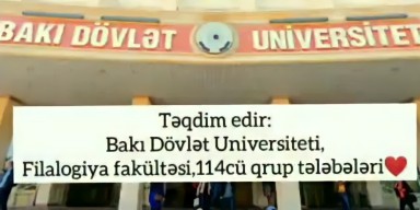 Filologiya fakültəsinin tələbələri “İfadəli oxudan praktikum” fənnindən videoçarx hazırlayıblar