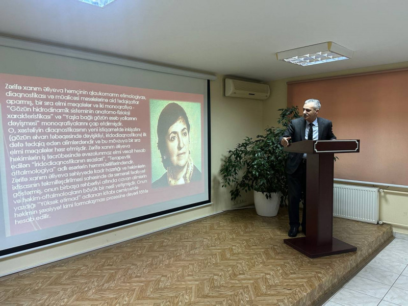 BDU-da akademik Zərifə Əliyevanın 100 illik yubileyinə həsr olumuş elmi seminar