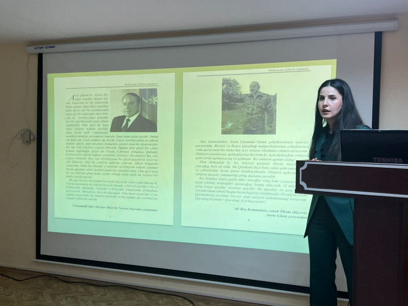 BDU-da elmi seminar: “Vətən müharibəsi mövzusunda bədii ədəbiyyatın nəşri”