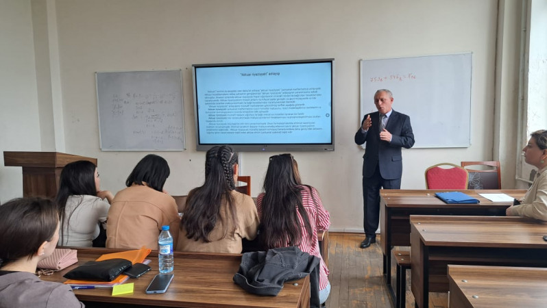 “Aktuar riyaziyyatının inkişafında ehtimal nəzəriyyəsinin rolu” mövzusunda seminar keçirilmişdir.