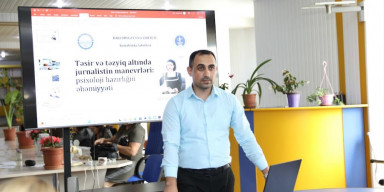 Tələbə jurnalistlərin psixoloji hazırlığına dair seminar