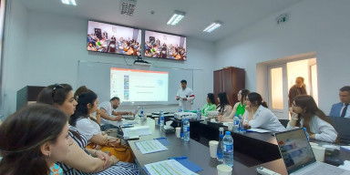 BDU-nun SABAH qruplarının tələbələri İnnovasiya və Rəqəmsal İnkişaf Agentliyinin Nüvə tədqiqatları departamentində