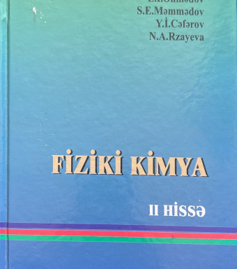 FİZİKİ KİMYA I HİSSƏ