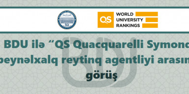 BDU ilə “QS Quacquarelli Symonds” beynəlxalq reytinq agentliyi arasında görüş