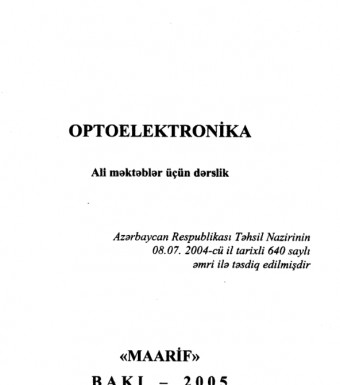 OPTOELEKTRONİKA