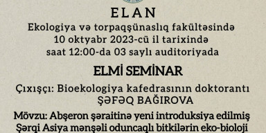 Elmi seminar