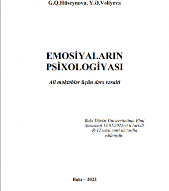 EMOSİYALARIN PSİXOLOGİYASI