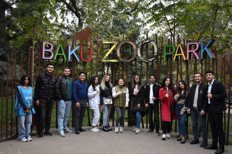 Bakı Zooloji Parkında mühazirə dərsləri keçirilib