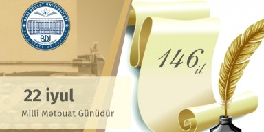 Bu gün Milli Mətbuat Günüdür