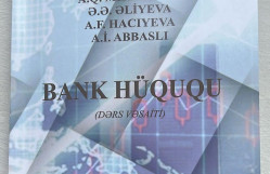 “Bank hüququ” adlı dərs vəsaiti  nəşr olunmuşdur