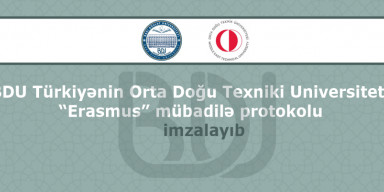 BDU Türkiyənin Orta Doğu Texniki Universiteti ilə “Erasmus” mübadilə protokolu imzalayıb