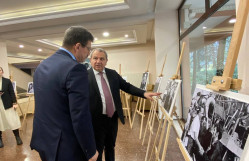 BDU Ankara Universitetində Ulu Öndər Heydər Əliyevin 100 illik yubileyinə həsr olunmuş fotosərgi təşkil edib