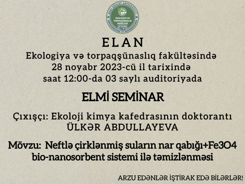 Elmi seminar