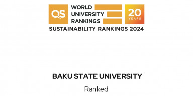 BDU ilk dəfə olaraq "QS Sustainability 2024" reytinqində yer alıb