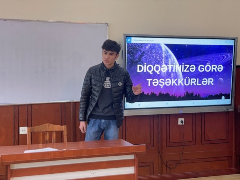 Fizika fakültəsi Tələbə Elmi Cəmiyyətinin elmi seminarı keçirilib