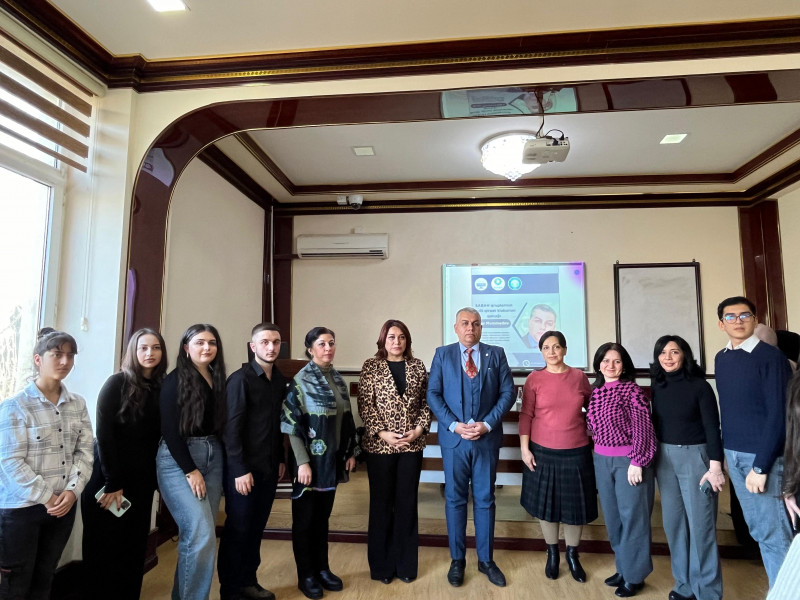 BDU-nun SABAH Mərkəzinin “Bədii qiraət” klubunun təşkilatçılığı ilə şair-publisist Anar Məmmədovla görüş