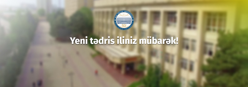 Yeni tədris iliniz mübarək!