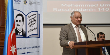 Professor Qulu Məhərrəmli “II Beynəlxalq Rəsulzadə qiraətləri” adlı beynəlxalq konfransda iştirak edib