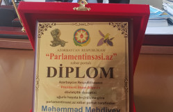 “ŞƏRƏFLİ ÖMÜR” fəxri diplomu