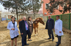 Biologiya fakültəsinin alimləri Baytarlıq Elmi-Tədqiqat İnstitutunu ziyarət etmişlər