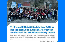 Tələbəmiz 27-ci Milli AIESEC Konfransında iştirak etmişdir